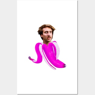 Nicholas cage banana Posters and Art